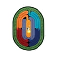 thumbnail image 1 of Pathway of Light 5'4" x 7'8" Oval Area Rug In Color Multi, 1 of 3