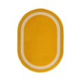 thumbnail image 1 of Portrait 5'4" x 7'8" Oval Area Rug In Color Goldenrod-Color:Goldenrod,Material:Nylon, 1 of 2