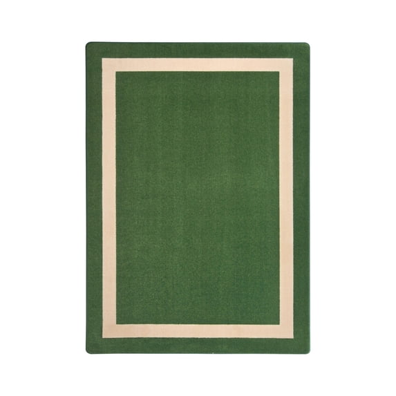 Kid Essentials - Misc Solid Color Area Rugs Portrait, 3'10" x 5'4", Greenfield