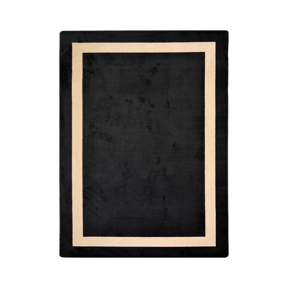Portrait 5'4" x 7'8" Area Rug In Color Onyx-Color:Onyx,Material:Nylon