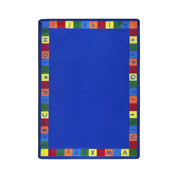 Primarily Alphabett 10'9" x 13'2" Area Rug In Color Multi