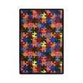 thumbnail image 1 of Joy Carpets Puzzled 3'10" x 5'4" Area Rug In Color Multi, 1 of 2