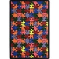 thumbnail image 1 of Joy Carpets Playful Patterns Puzzled 7'8" x 10'9" Area Rug in Color Multi, 1 of 2
