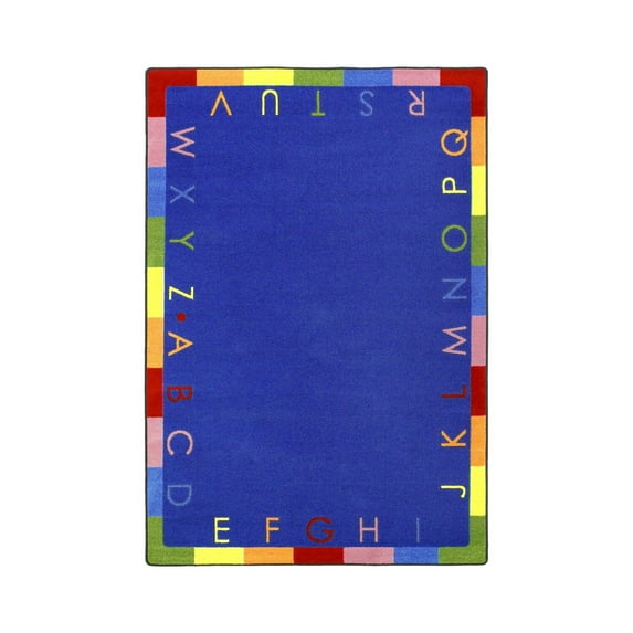 Kid Essentials - Early Childhood Rainbow Alphabet, 7'8" x 10'9", Bold