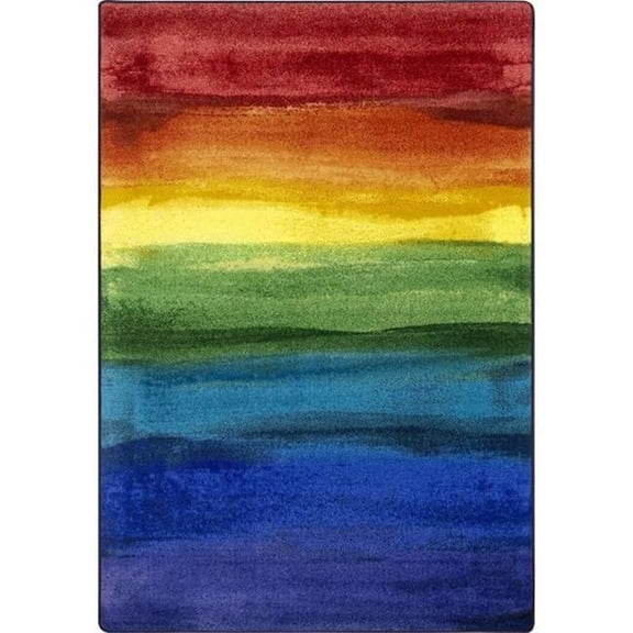 Joy Carpets  Rainbow Magic Rectangle Area Rug - Rainbow