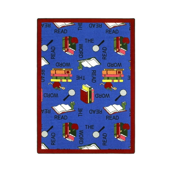 Read the Word 5'4" x 7'8" Area Rug In Color Multi