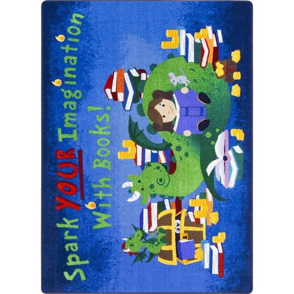 Joy Carpets Reading Cave Area Rug Multi Color - 7 ft. 8 in. x 10 ft. 9 in.