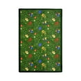 thumbnail image 1 of Joy Carpets Scribbles 3'10" x 5'4" Area Rug In Color Green, 1 of 2