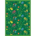 thumbnail image 1 of Joy Carpets Playful Patterns Children's Scribbles Area Rug, Green, 5'4" x 7'8", 1 of 3