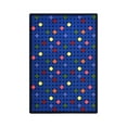 thumbnail image 1 of Joy Carpets Playful Patterns Children's Area Rugs Spot On Rectangle Rug 3'10" x 5'4" Rainbow, 1 of 2