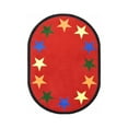 thumbnail image 1 of Kid Essentials - Early Childhood Star Space, 5'4" x 7'8" Oval, Multicolored, 1 of 2