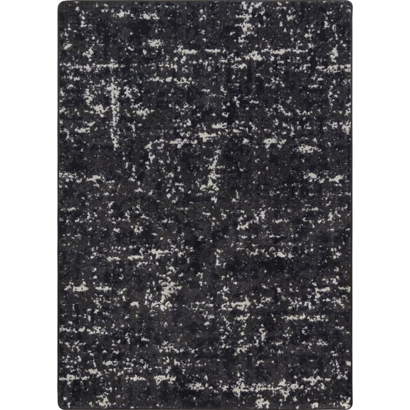 Joy Carpets Stretched Thin 7'8" x 10'9" Area Rug in color Onyx