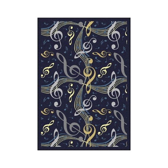 Kid Essentials - Music & Special Needs Virtuoso, 5'4" x 7'8", Navy