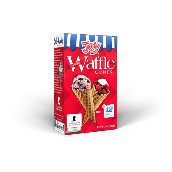 Joy Classic Waffle Cones, 7 oz., 12 Count