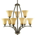 thumbnail image 1 of Joy Collection Nine-Light, Two-Tier Chandelier, 1 of 7