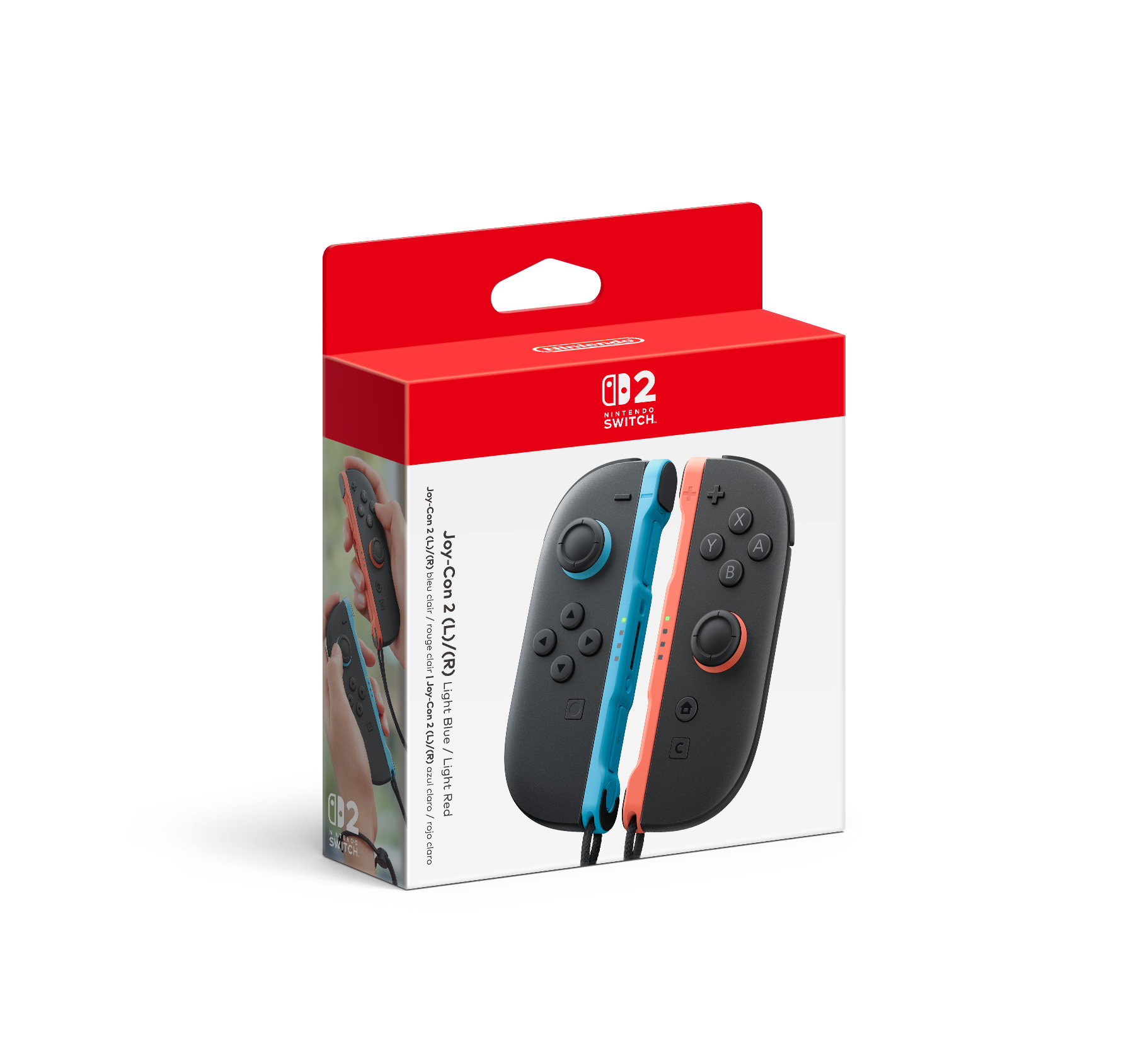 Nintendo Switch - 【新品】Joy-Con2　ライトブルー(L) ライトレッド(R) ストラップLR Joy-Con™ 2 (L)/(R) Light Blue/Light Red - Walmart.com