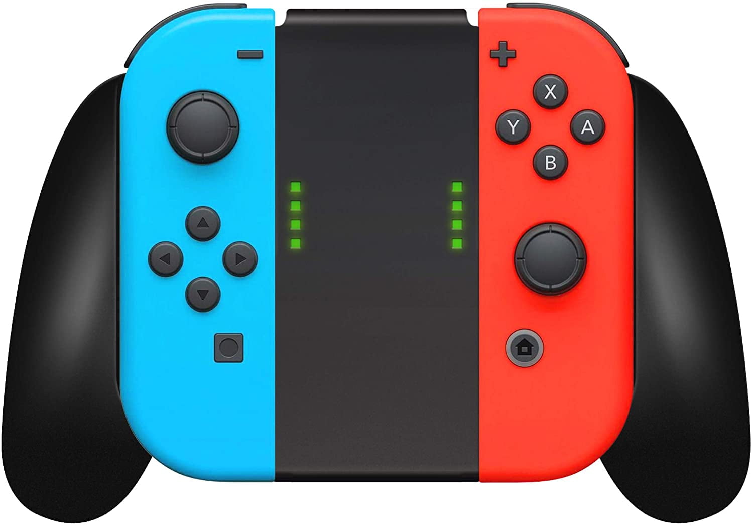 PDP Nintendo Switch JoyCon Grip with Charger, Joy-Con Ergonomic Comfort  Nintendo Switch Controller Grip, JoyCon Trigger extensions and Battery