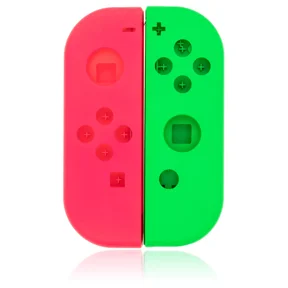Joy-Con Controller Compatible Housing Shell (Green/Pink) - Nintendo Switch