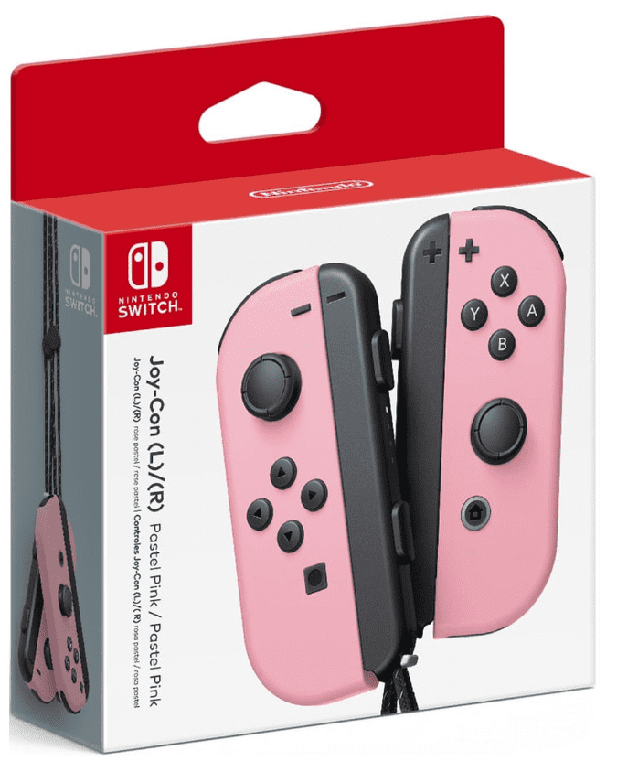 Nintendo Switch Joy-Con Left & Right in Pastel Pink - Walmart.com