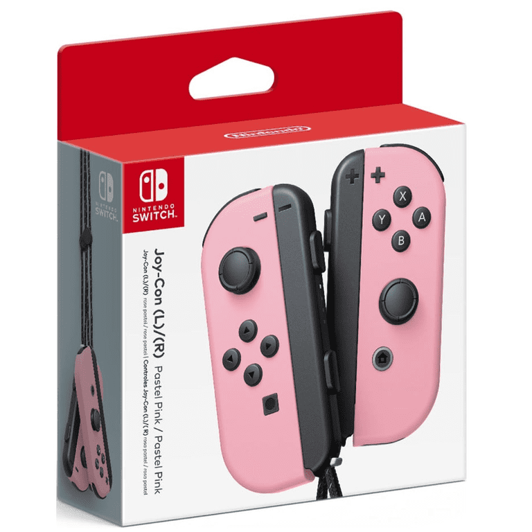 Nintendo Switch Joy-Con Left & Right in Pastel Pink - Walmart.com
