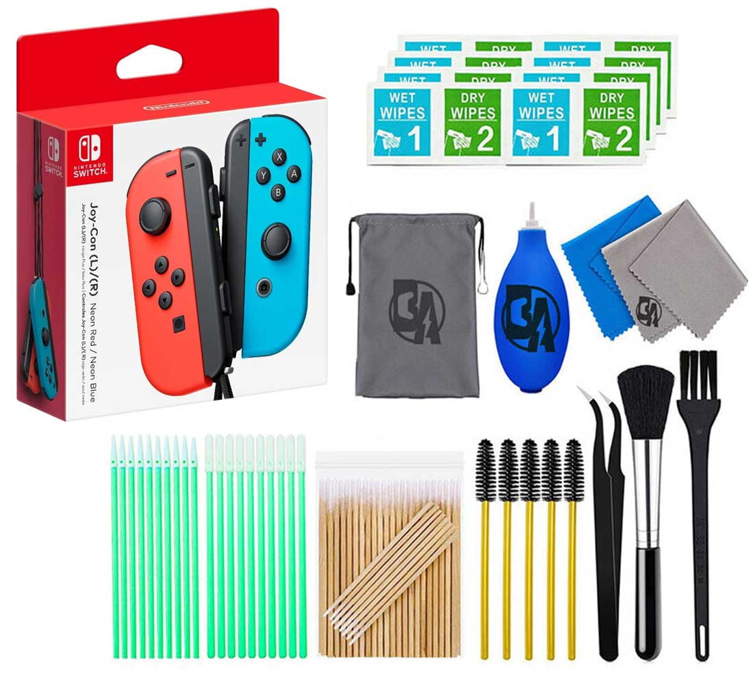 Nintendo Switch 115461BUND3 OLED Model With White Joy-Con™ With Joy-Con  (L/R) Wireless Controllers- Neon Pink/Neon Green