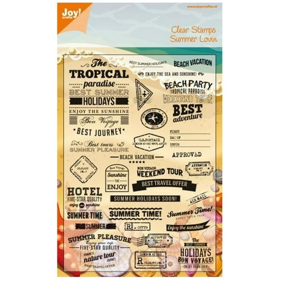 Joy! Crafts Clear Stamp Tropical Summer