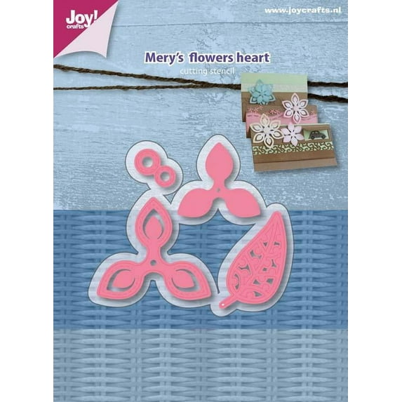 Joy! Crafts Die - Mery's Flowers heart (4)