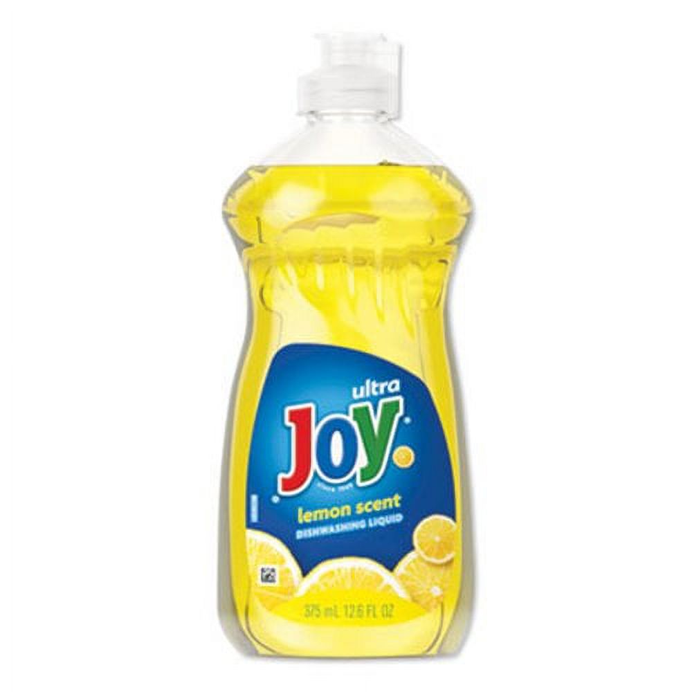 Joy Dishwashing Liquid, Lemon, 12.6 oz Bottle, 25/Carton