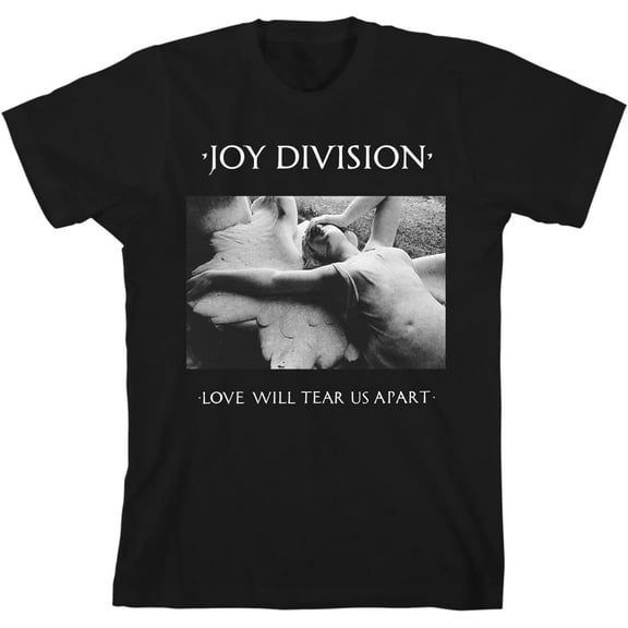 Joy Division Love Will Tear Us Apart Mens Black Short Sleeve T Shirt Punk Rock Vintage Style Graphic Tees