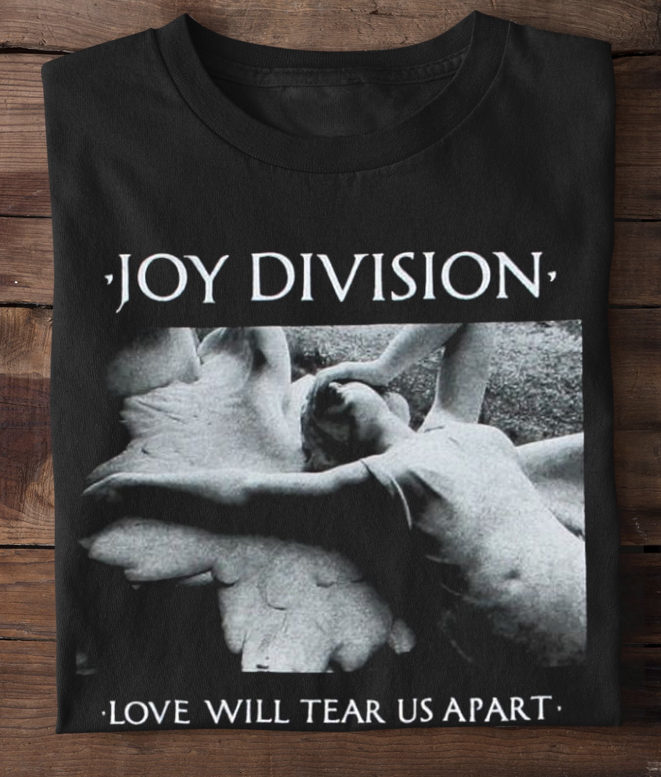 Joy Division Love Will Tear Us Apart T-Shirt - Official Unisex Dip Dye Black Tee