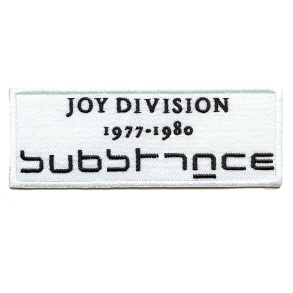 Joy Division Rock Patch Substance 1979 Atmosphere Embroidered Iron On