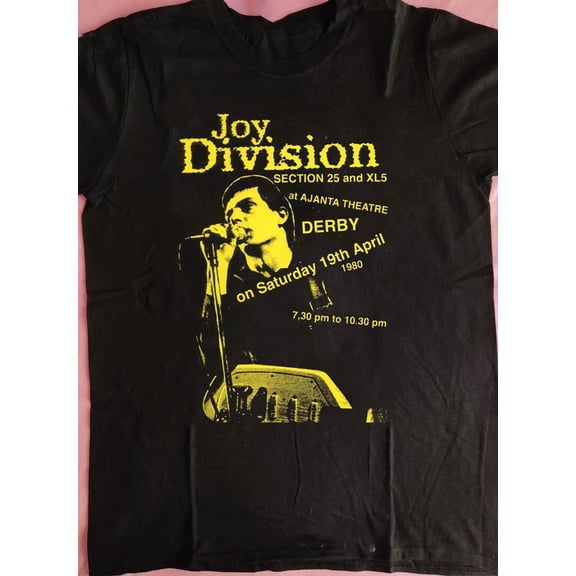 Joy Division Tour Concert Short Sleeve Black Unisex Tee Cotton Shirt All Size | eBay