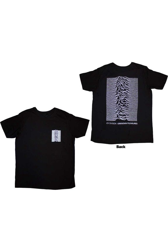 Joy Division Unisex T-Shirt: Pulsar Pocket Wave (Back Print) (Medium)