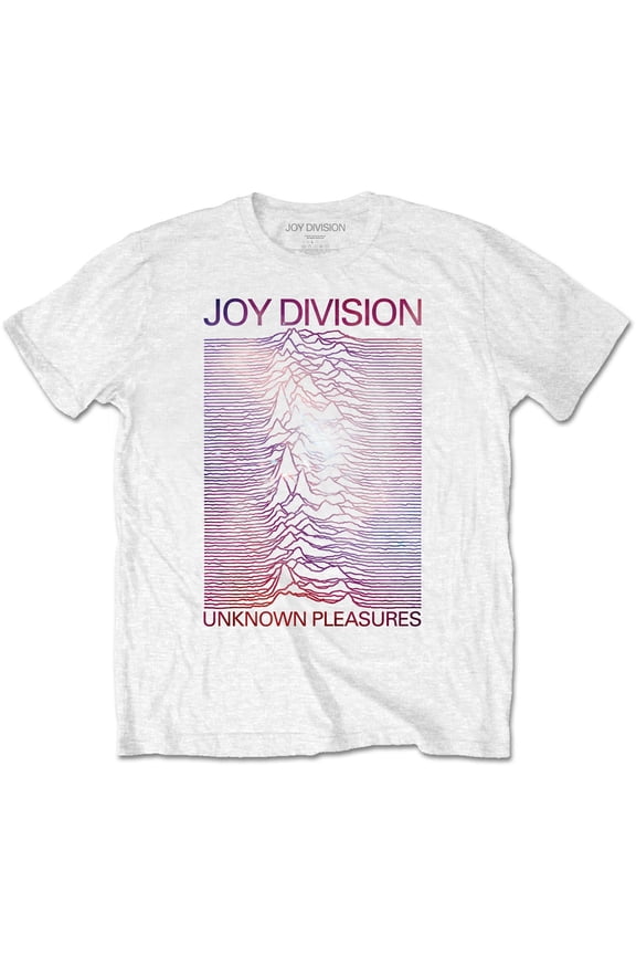 Joy Division Unisex T-Shirt Space - Unknown Pleasures Gradient (Large)