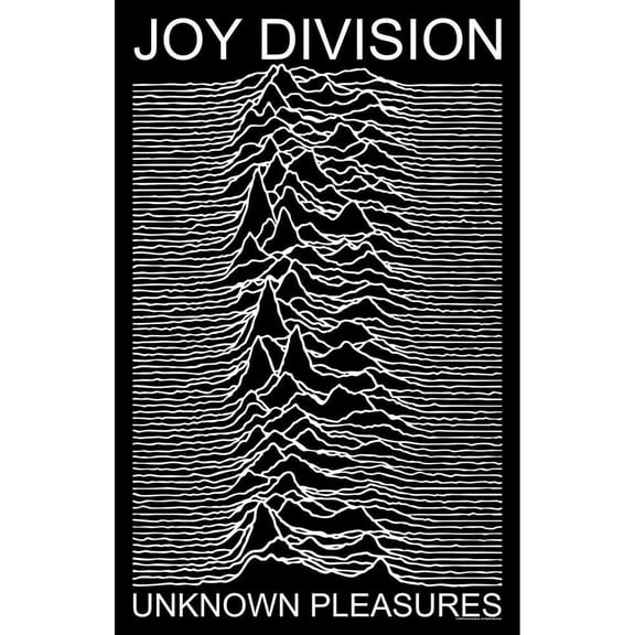 Joy Division Unknown Pleasures Textile Poster Flag