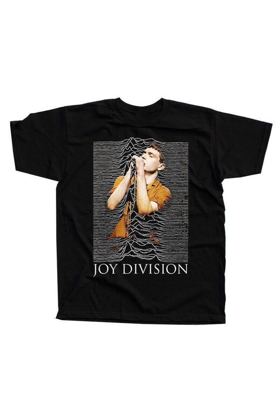 Joy Division V7 Ian Curtis Reprinted Black Men Short Sleeve T-Shirt S-23XL SG002