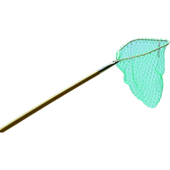 Joy Fish TT-LNJF-02 Crab Net 4' Wood Handle 11"x13" Hvy Dty Alum