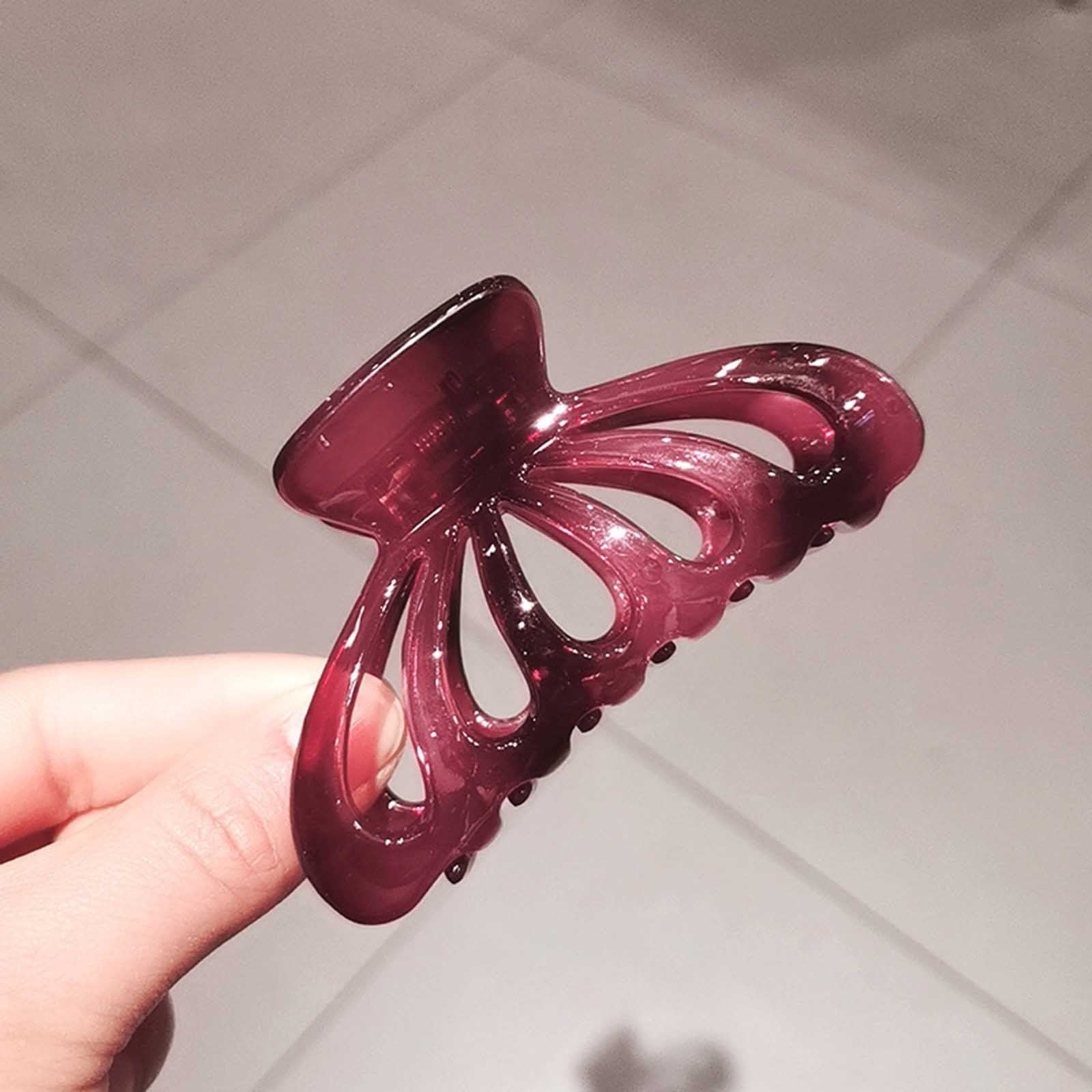 No Crease Hair Clip Long Rose Sectioning Clips Girls with Beads in Hair Star Hair for Hair Cute Hair Products Bow Barrette Hair Jewelry for Braids And Hair Curly Hair Things
