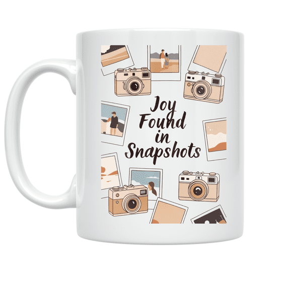 Joy Found in Snapshots - Photography Enthusiast - 11 oz Ceramic Coffee Mug