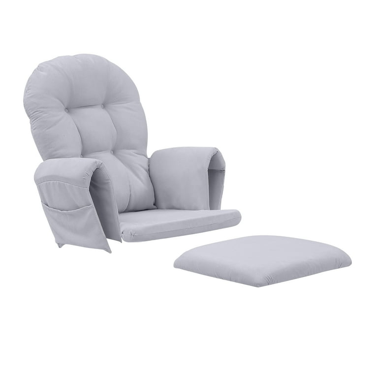 Rocking Chair Seat/Back Cushion Wayfair Basics Fabric Gray