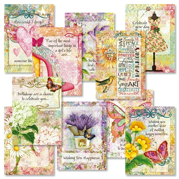 Current Joy Hall® Dream On Birthday Value Pack Cards - Sets of 20, 5 x 7-inch
