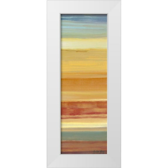 Joy, Julie 11x24 White Modern Wood Framed Museum Art Print Titled - Sun Rays