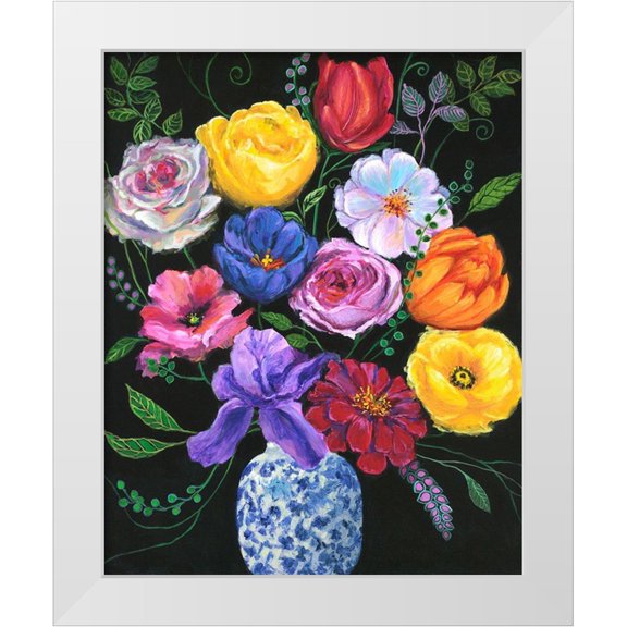 Joy, Julie 12x14 White Modern Wood Framed Museum Art Print Titled - Fresh Pics II