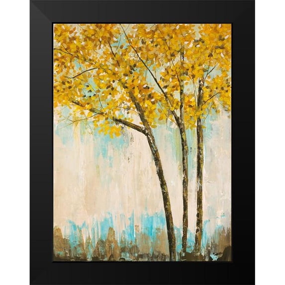 Joy, Julie 15x18 Black Modern Framed Museum Art Print Titled - Leaves of Gold II
