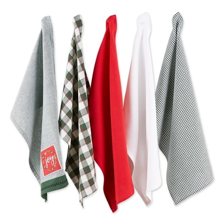 Joy Cotton Dishtowels (Set of 5)