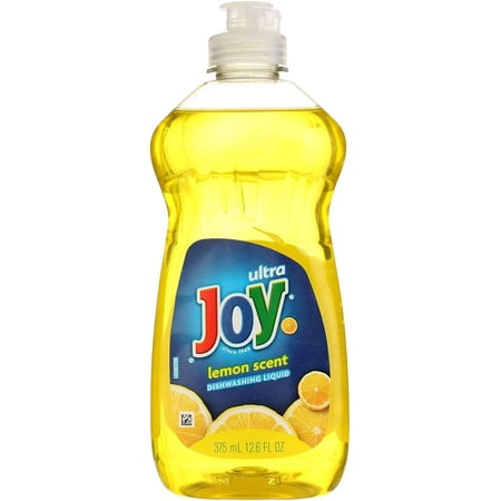 Joy Ultra Dishwashing Liquid, Lemon Scent, 12.6 fl oz (2 pack) (Bundle)