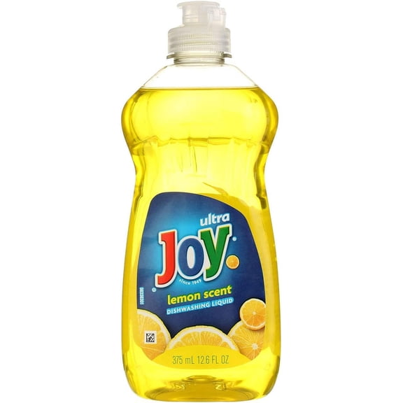 Joy Ultra Dishwashing Liquid, Lemon Scent, 12.6 fl oz (2 pack) (Bundle)