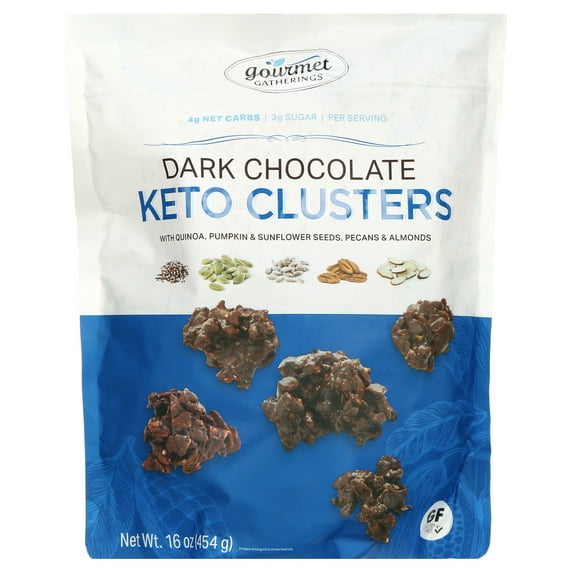 Joy Life Foods Dark Chocolate Keto Clusters 16 Ounce