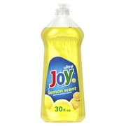 Joy Ultra Dishwashing Liquid Dish Soap, Lemon, 30 fl oz