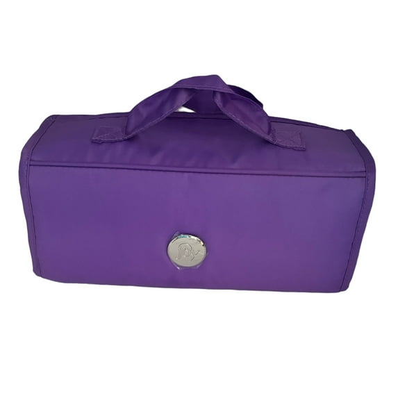 Joy Mangano Large Better Beauty Case Roll-up Organizer ~ Purple